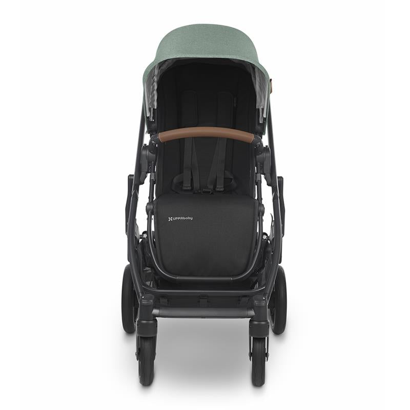 Uppababy - Cruz V2 Stroller, Gwen (Green Mélange/Carbon/Saddle Leather)