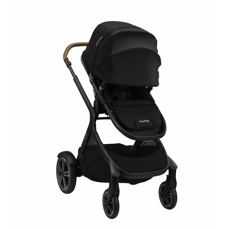 Nuna - DEMI Grow Stroller with Aire Protect Canopy + Classic Canopy, Caviar