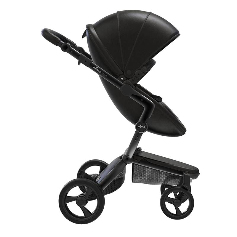 Mima - Xari 4G Complete Stroller, Black Chassis/Black Seat/Black Starter Pack