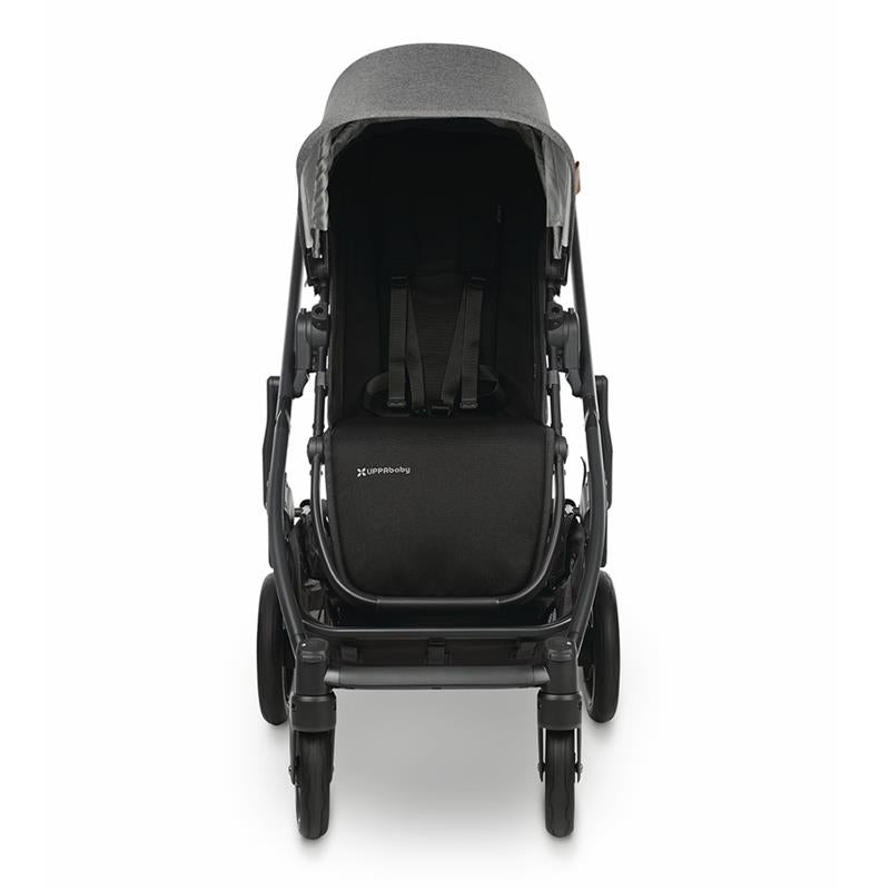 Uppababy - Cruz V2 Stroller, Greyson (Charcoal Melange/Carbon/Saddle Leather)