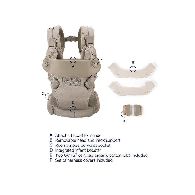 Nuna - Cudl Baby Carrier, Softened Hazelwood