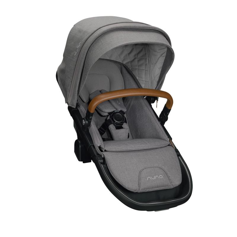Nuna - Demi Grow Stroller Sibling Seat (With Raincover), Frost