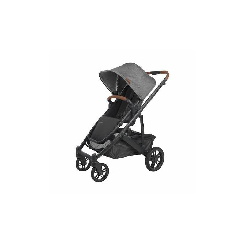 Uppababy - Cruz V2 Stroller, Greyson (Charcoal Melange/Carbon/Saddle Leather)