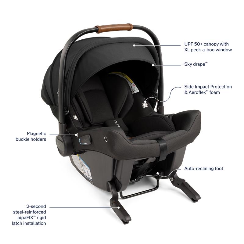 Nuna - Mixx Next + Pipa Urbn Travel System, Caviar