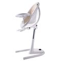 Mima - Moon 2G High Chair, White/Champagne