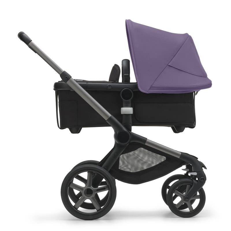 Bugaboo - Fox 5 Complete Stroller, Black/Midnight Black/Astro Purple