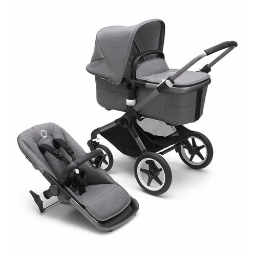 Bugaboo - Fox3 Complete Stroller, Graphite/Grey Melange