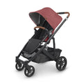 Uppababy - Cruz V2 Stroller, Lucy (Rosewood Mélange/Carbon/ Saddle Leather)