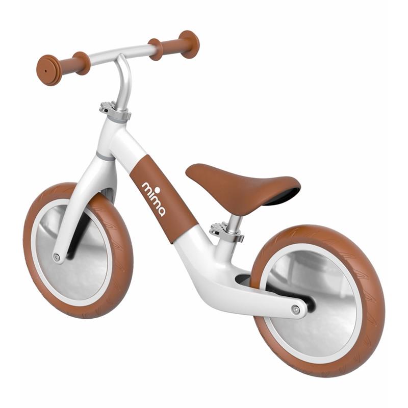 Mima - Zoom Balance Bike, White & Camel