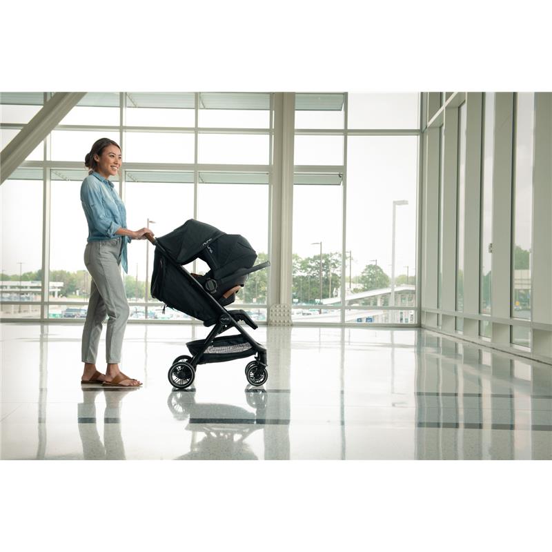 Nuna - Trvl Stroller With Travel Bag, Caviar