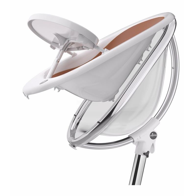 Mima - Moon 2G High Chair, White/Black