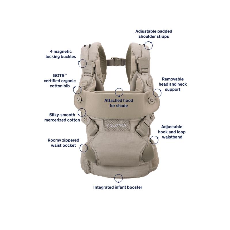 Nuna - Cudl Baby Carrier, Softened Hazelwood