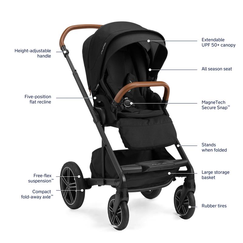 Nuna - Mixx Next + Pipa Urbn Travel System, Caviar