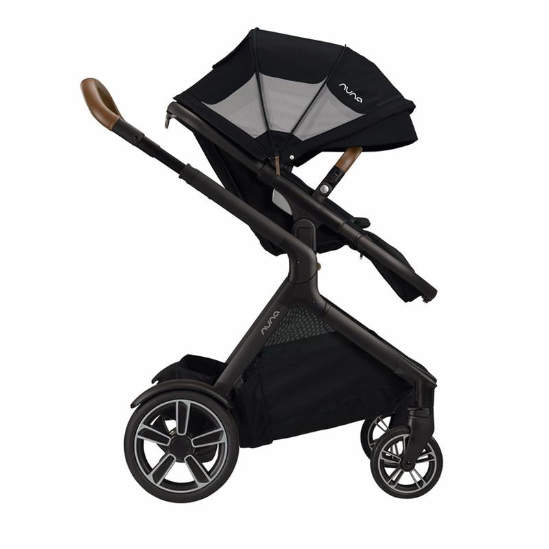 Nuna - DEMI Grow Stroller with Aire Protect Canopy + Classic Canopy, Caviar