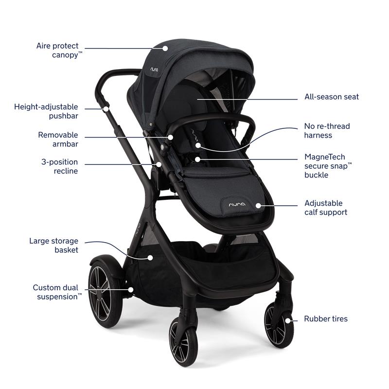 Nuna - DemiI Grow Stroller, Ocean