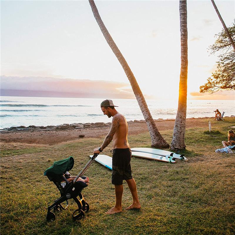 Doona - Siège auto pour bébé avec base et poussette, vert anglais 