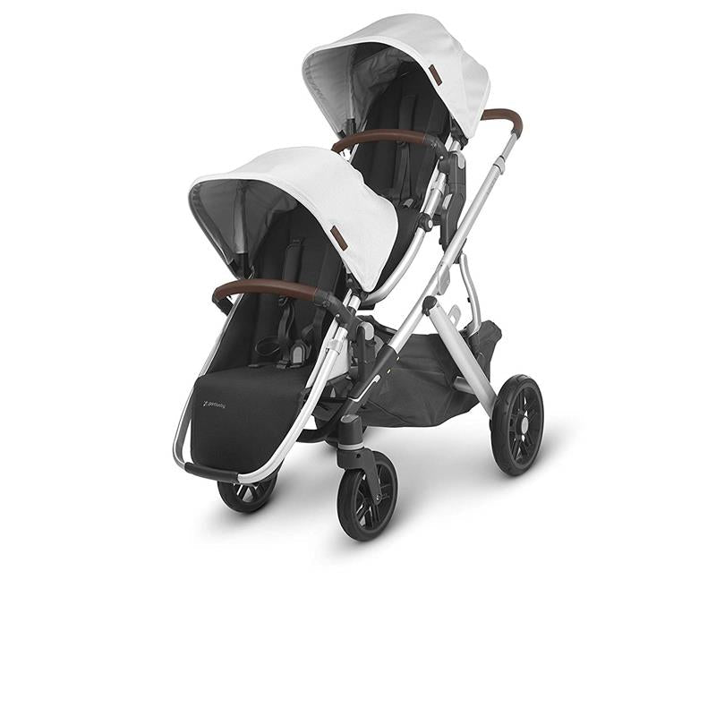 Uppababy - Rumbleseat V2, Bryce (White Marl/Silver/Chestnut Leather)