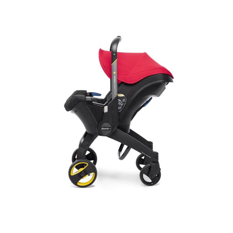Doona - Infant Car Seat With Base & Stroller, Flame Red