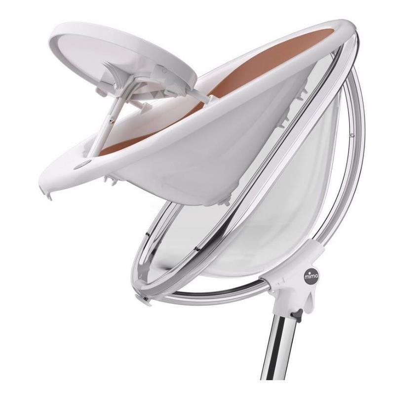 Mima - Moon 2G High Chair, White/Fuschia