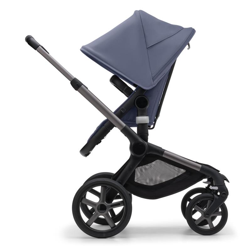 Bugaboo - Fox 5 Complete Stroller, Graphite/Stormy Blue