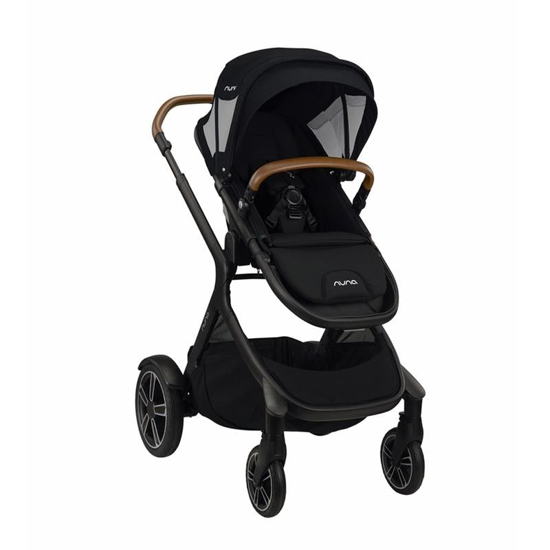 Nuna - DEMI Grow Stroller with Aire Protect Canopy + Classic Canopy, Caviar