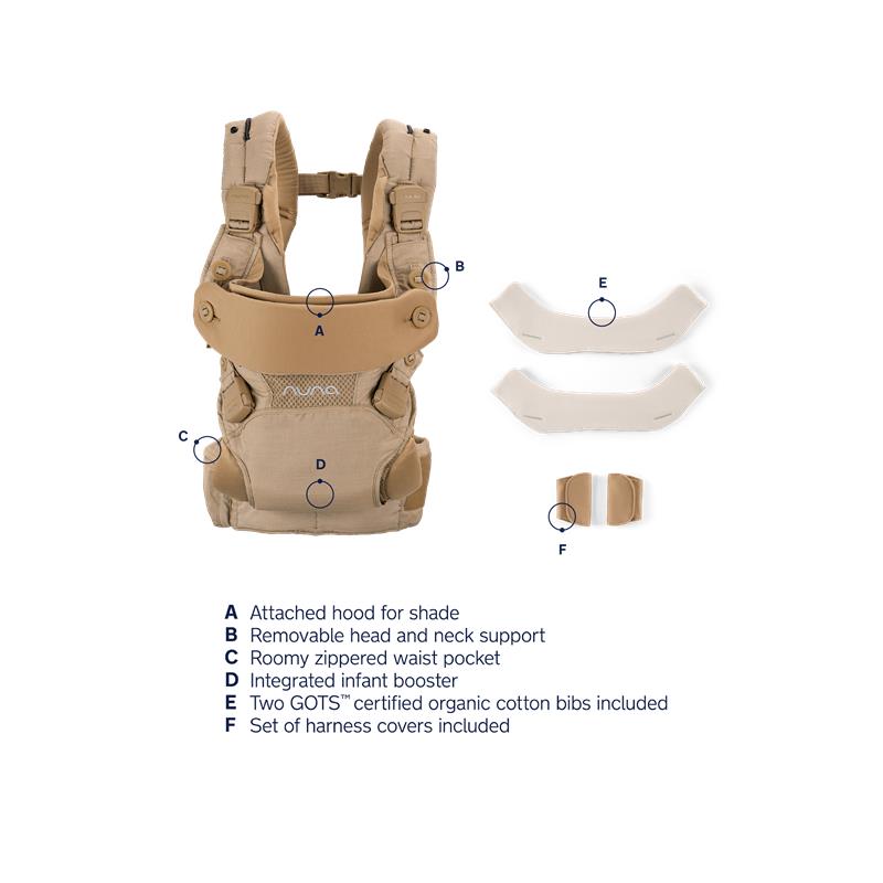 Nuna - Cudl Baby Carrier, Softened Camel