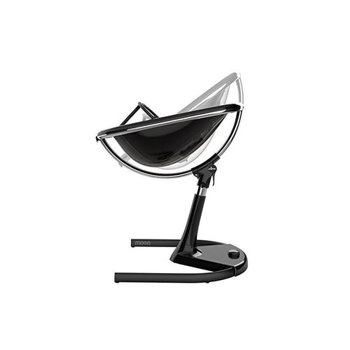 Mima - Moon 2G High Chair, Black with Camel Seat Pad