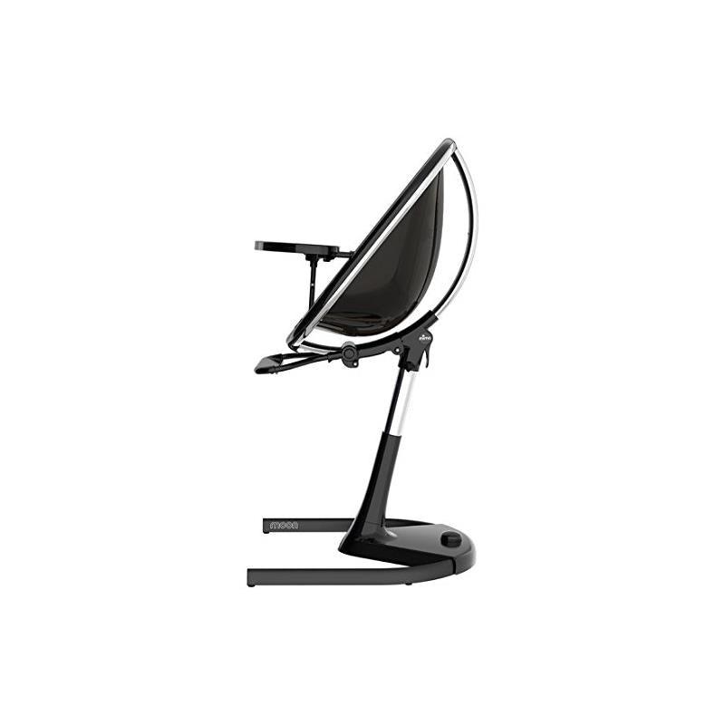 Mima - Moon 2G High Chair, Black with Fuchsia Seat Pad