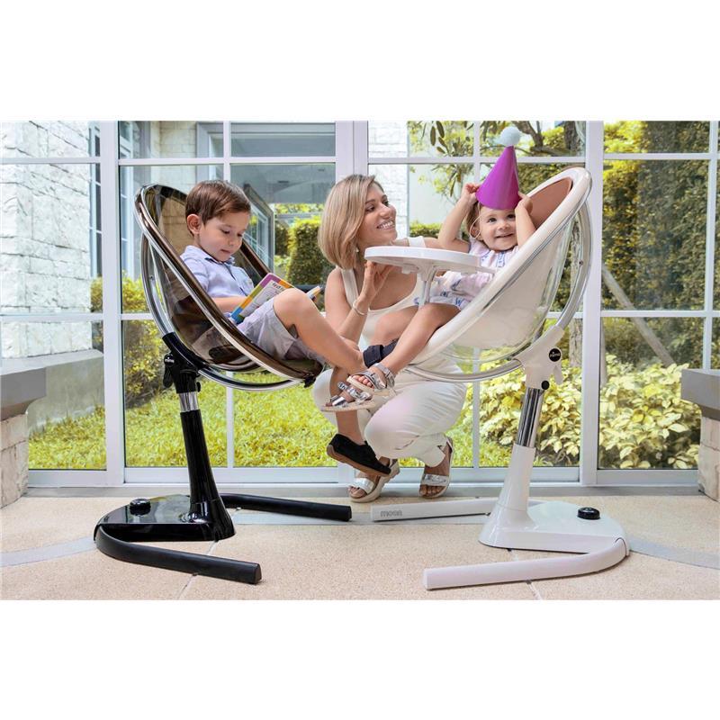 Mima - Moon 2G High Chair White/Camel