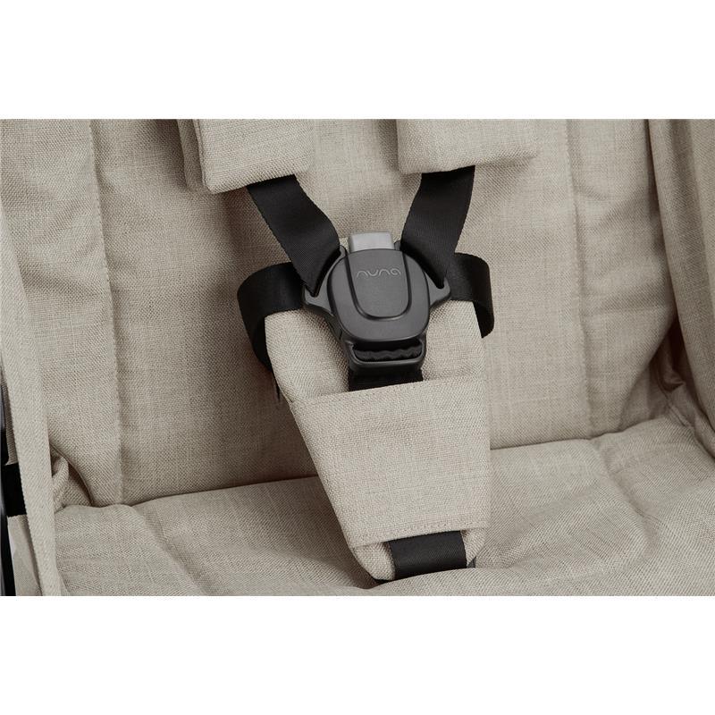 Poussette Nuna avec sac de voyage, couleur noisetier