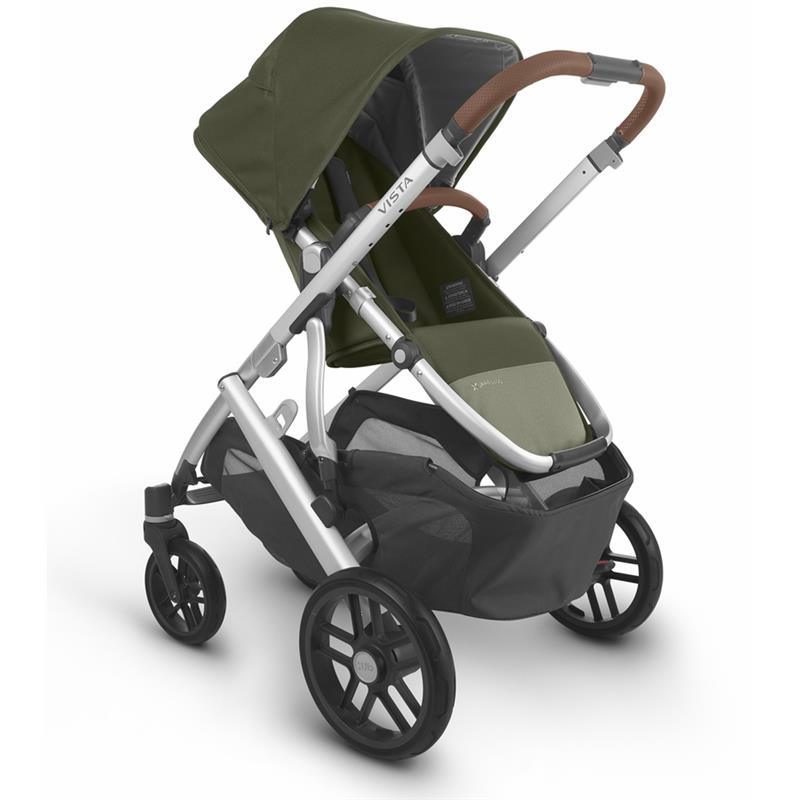 Uppababy - Vista V2 Stroller, Hazel (Olivel/Silver/Saddle Leather)