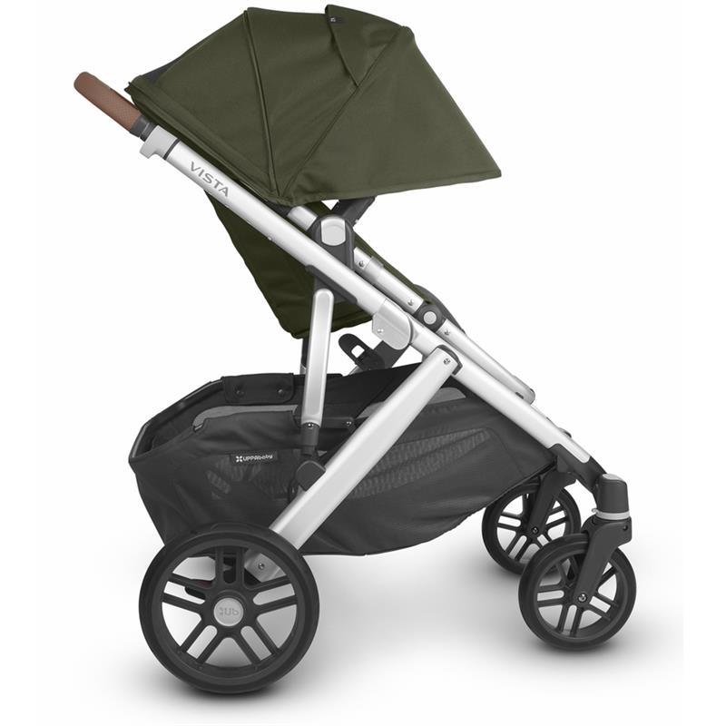 Uppababy - Vista V2 Stroller, Hazel (Olivel/Silver/Saddle Leather)